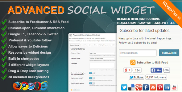 Advanced Social Widget