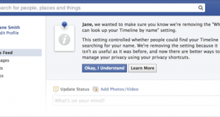 Facebook updated its privacy setting