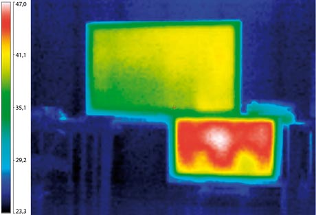 Panasonic TH-65 VX 100 Heat Production