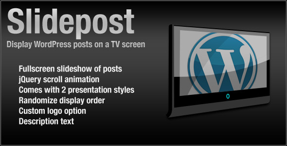 SlidePost wordpress plugin