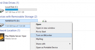 How to password protect encrypt USB Drives without any software