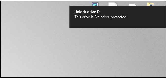 Unlocking the Drive - How to password protect encrypt USB Drives without any software - Step 5