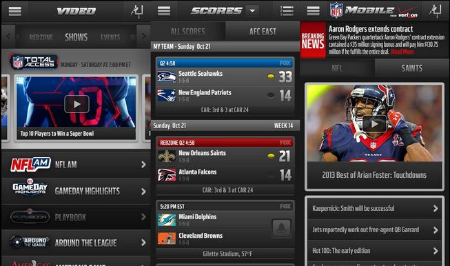 NFL Mobile App