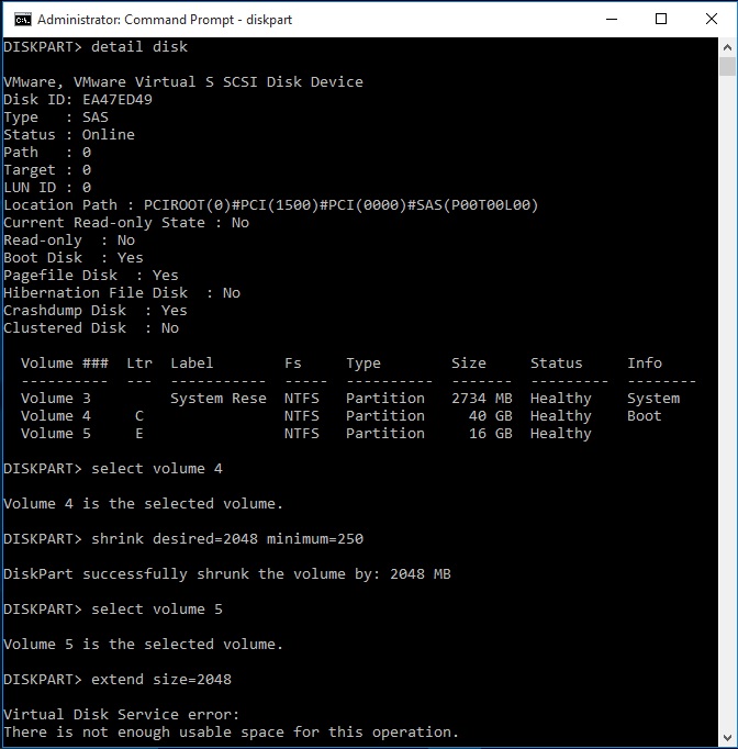 Method 2 - Diskpart Command