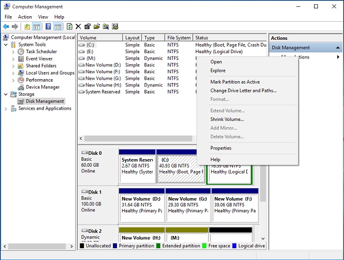 Three Ways to Resize Partition without Losing Data for Free - Disk Management