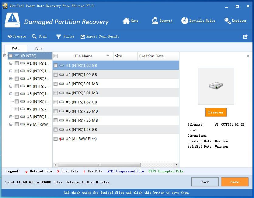 Recover Damaged Partition Data