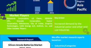 Silicon Anode Batteries Market